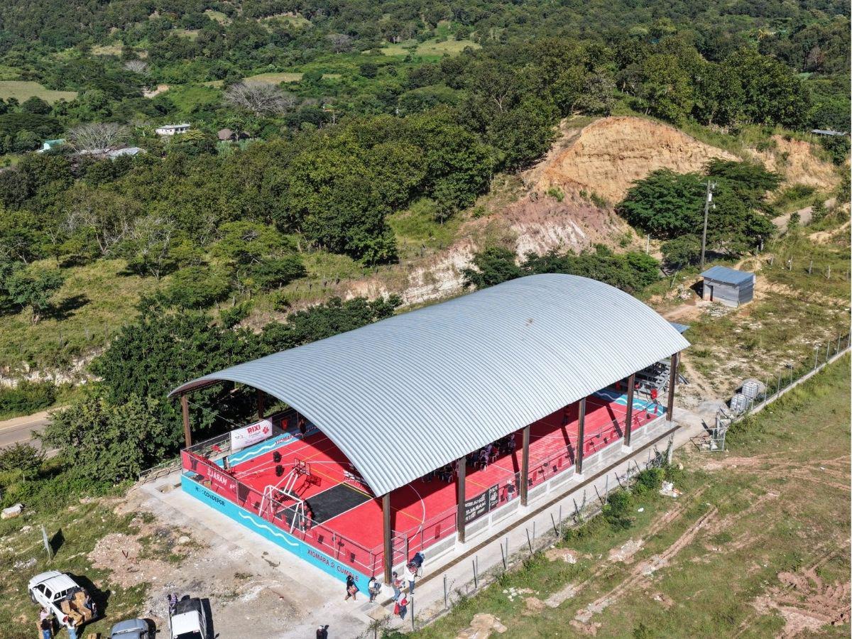 ¡Ya son 91 canchas! Condepor inaugura recinto deportivo en Marale, Francisco Morazán