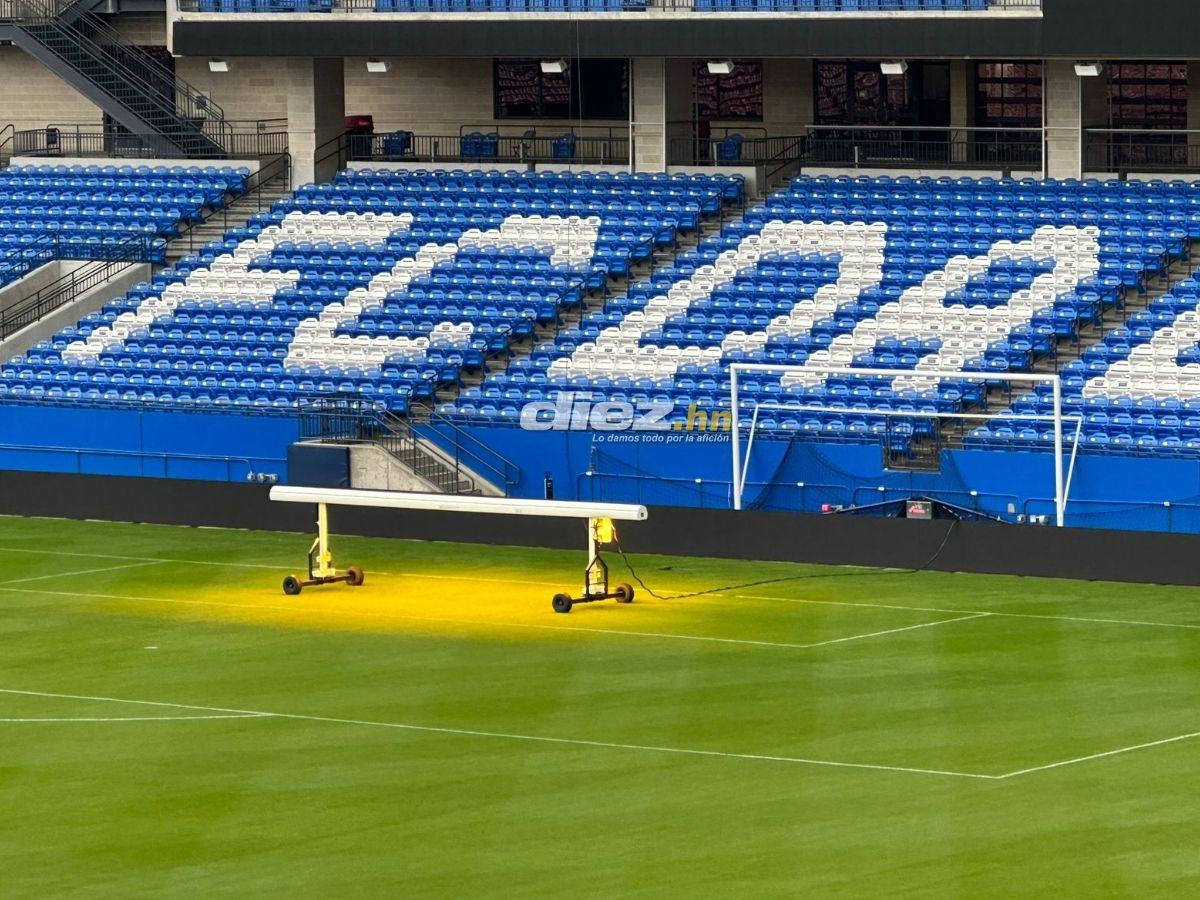 Con paneles solares y engramillado de mesa de billar: Así pulen el Toyota Stadium de Dallas para el Honduras vs Costa Rica