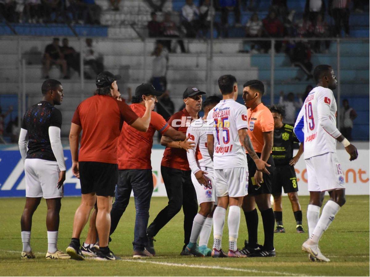 No se vio en TV: La bronca de Pedro Troglio, debut de Andy Nájar en el Nacional y la lluvia de goles en el Victoria vs Real España