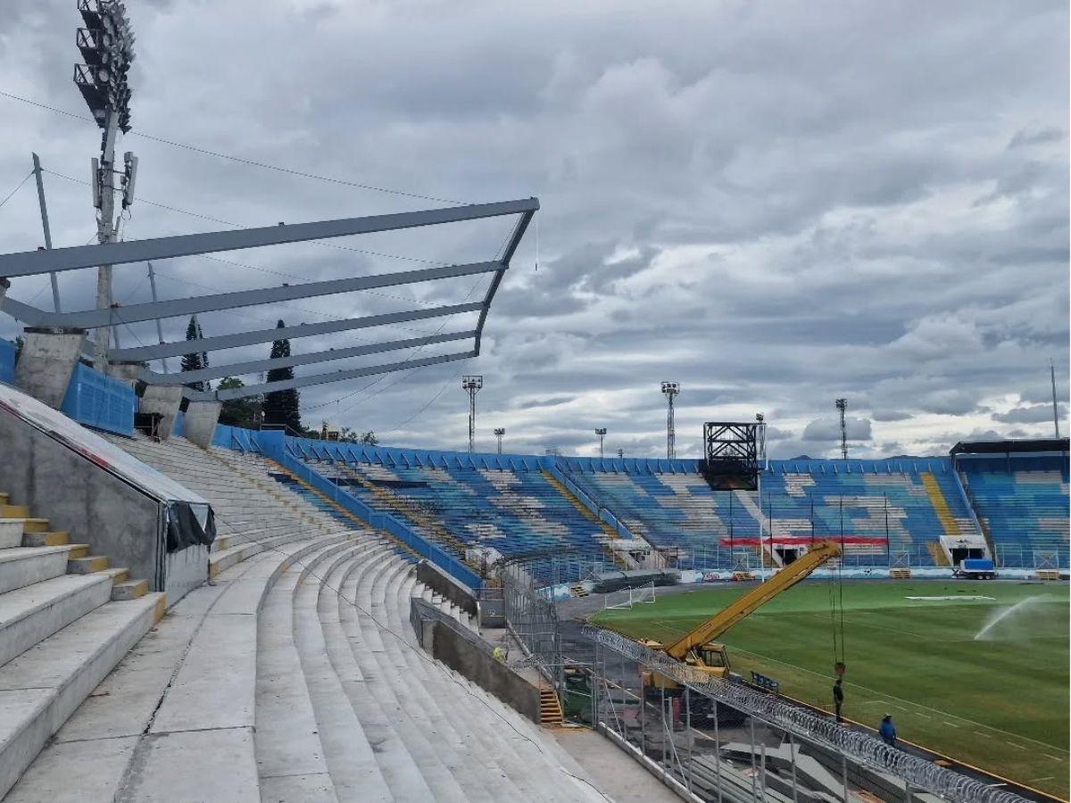 ¡El techo del Estadio Nacional agarra forma! Condepor instala el primer cuadrante en las gradas de sol centro