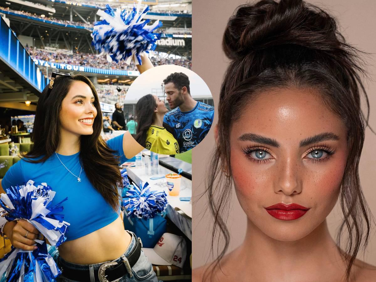 La Megan Fox hondureña que le robó el corazón a futbolista y lo sorprendió en pleno juego ¿A qué se dedica?