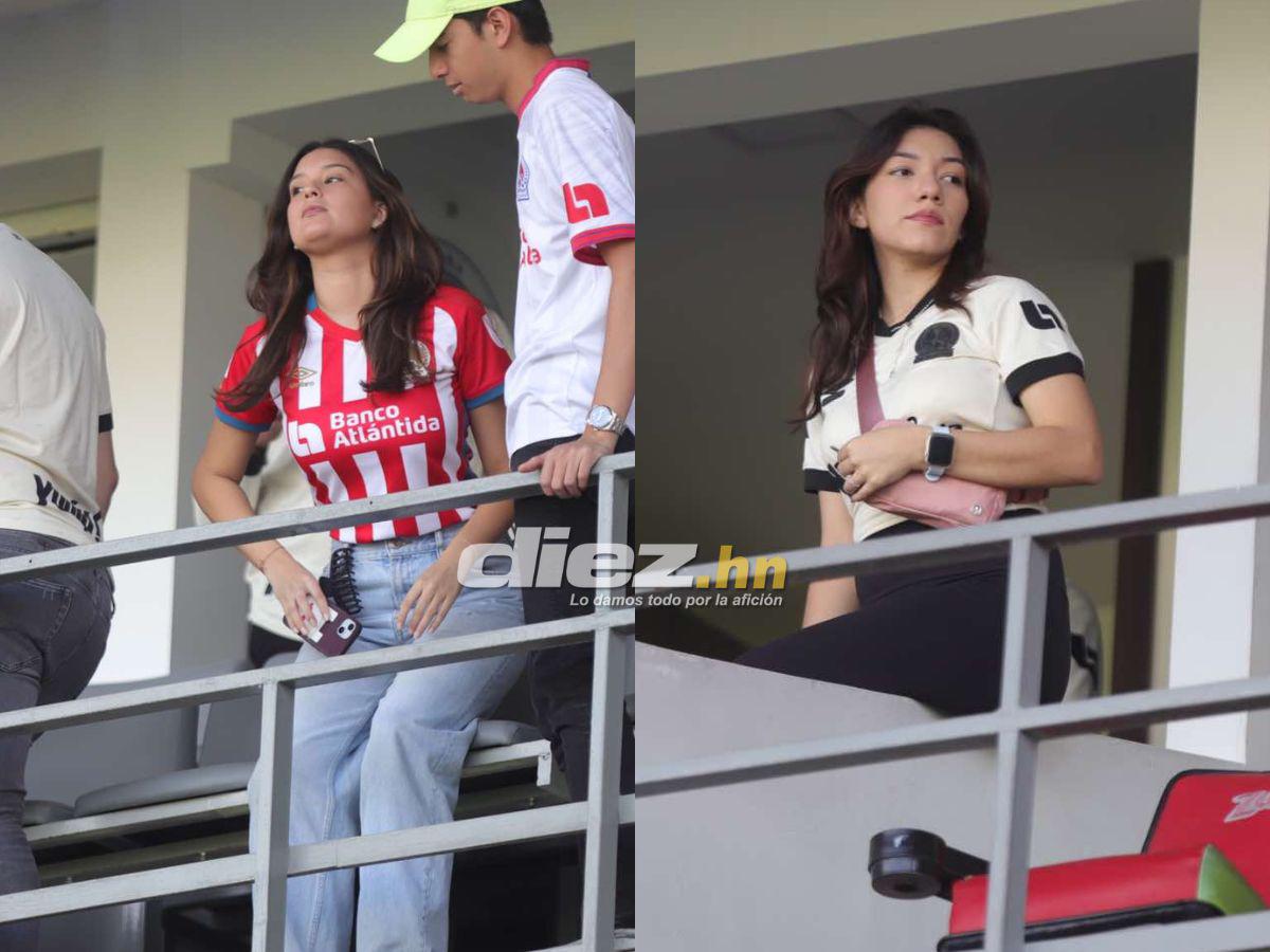 ¿Quién era la chica del Iphone? Las hermosas damas que causaron furor en la previa del derbi Olimpia vs Motagua