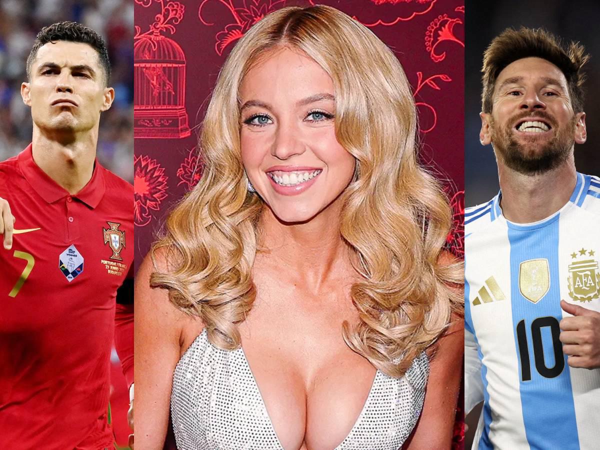 ¿Cristiano Ronaldo o Messi? La actriz Sydney Sweeney se decanta por su favorito y le lanza piropo