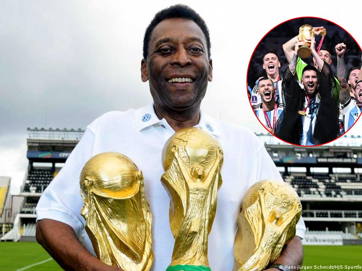 Pelé se pronuncia por el título mundial conseguido por Lionel Messi con Argentina en Qatar 2022