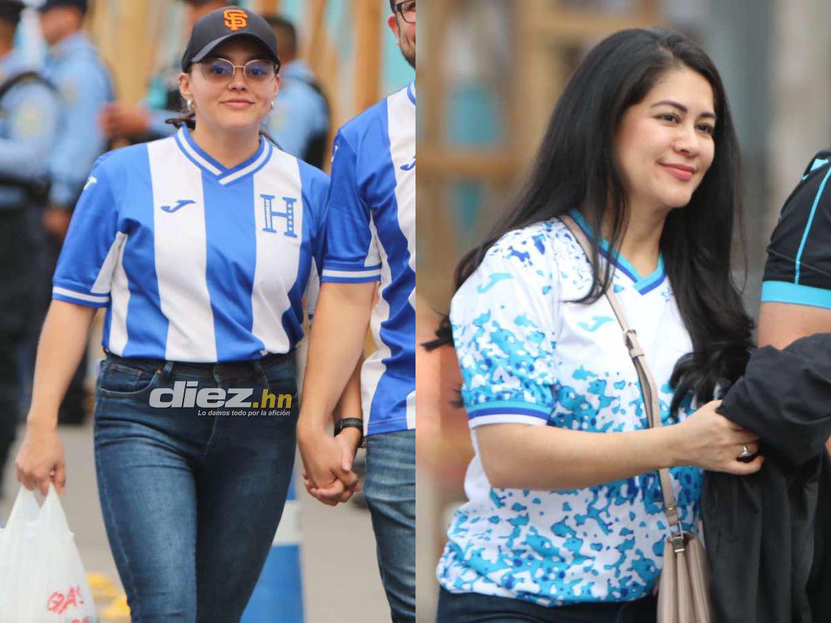 ¡Derroche de bellezas en el Nacional! Las lindas chicas que engalanaron la previa del Honduras vs Trinidad y Tobago