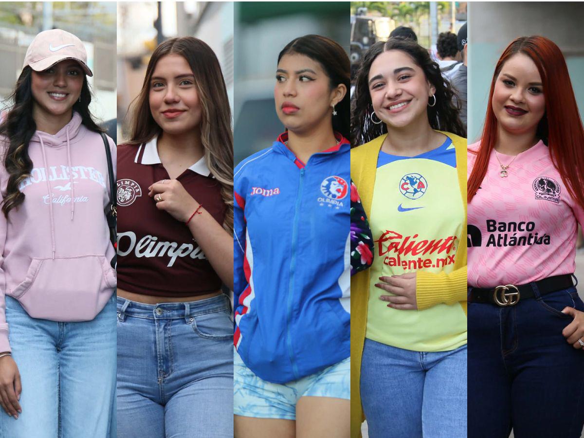 ¡Te vas a enamorar! Chicas bellas del Olimpia y América causan furor en el Estadio Nacional por Concacaf