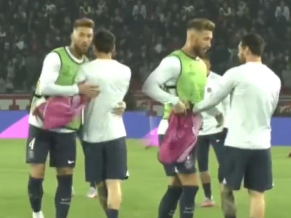 La última de Sergio Ramos: pensó que Messi quería darle un abrazo y la reacción del argentino se hizo viral