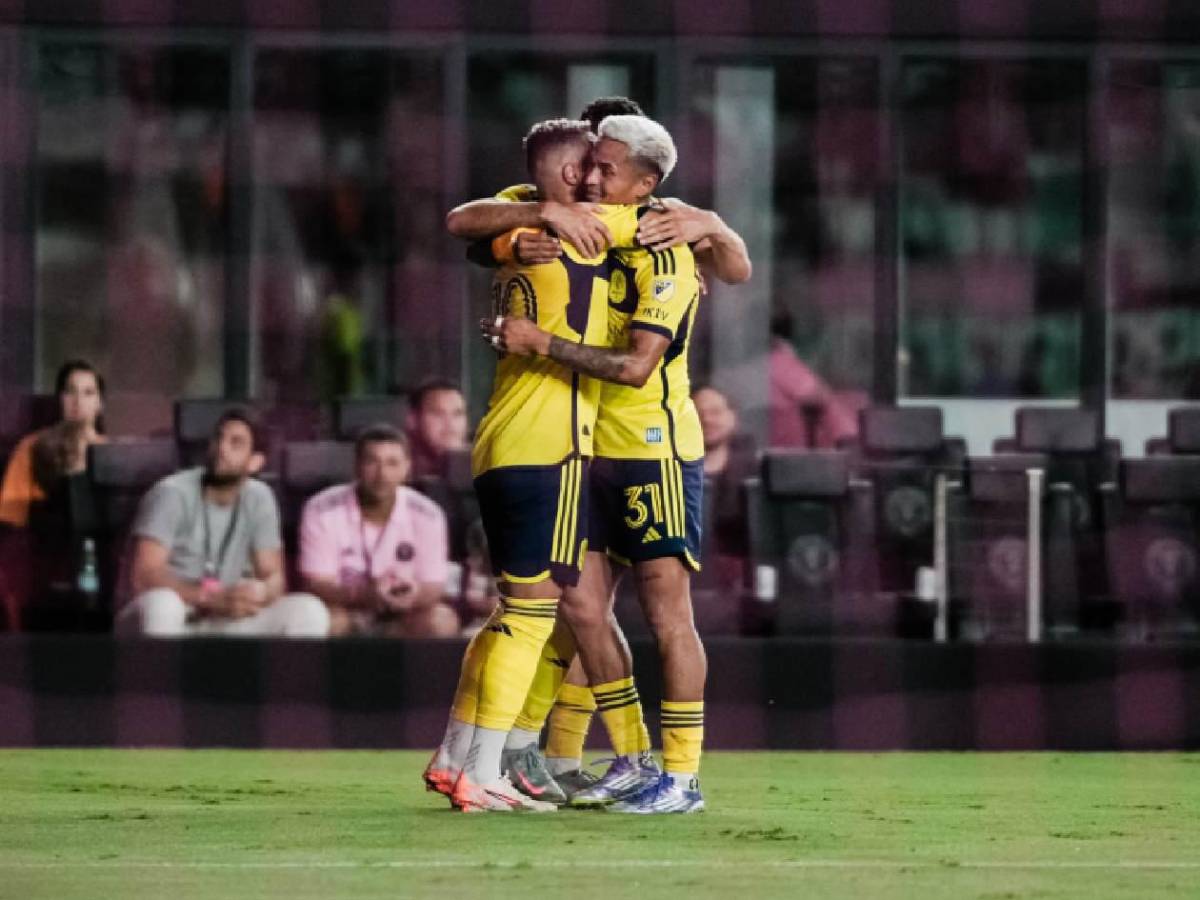 El 'regalo' a Messi, saludo entre Leo y Andy Nájar, celebración del hondureño y el premio que se llevó el 10 del Inter Miami