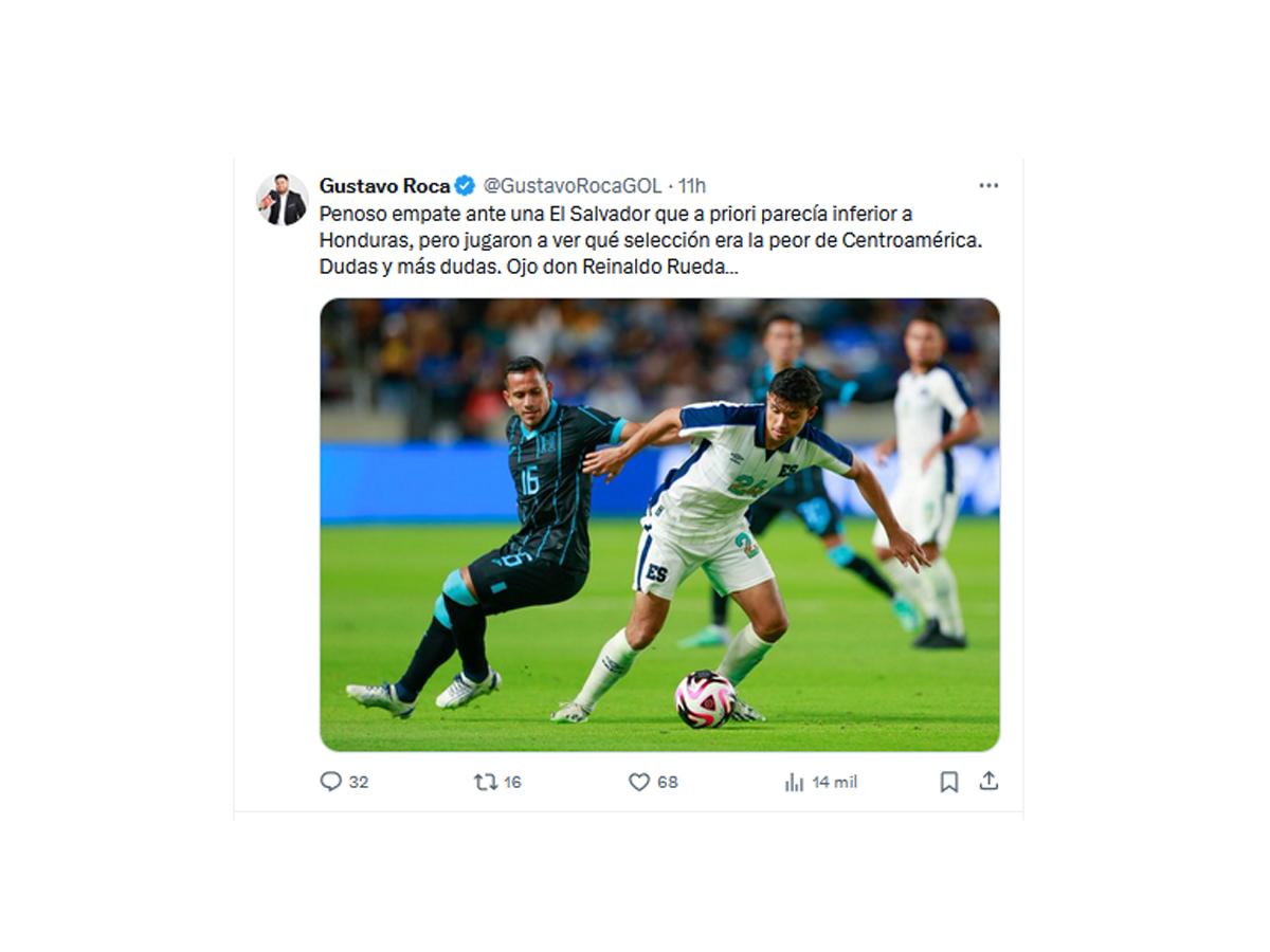 Críticas a la Selección de Honduras y ponen ultimátum a Rueda: “Damos lástima”, “Desastre”, “Jugadores agrandados”