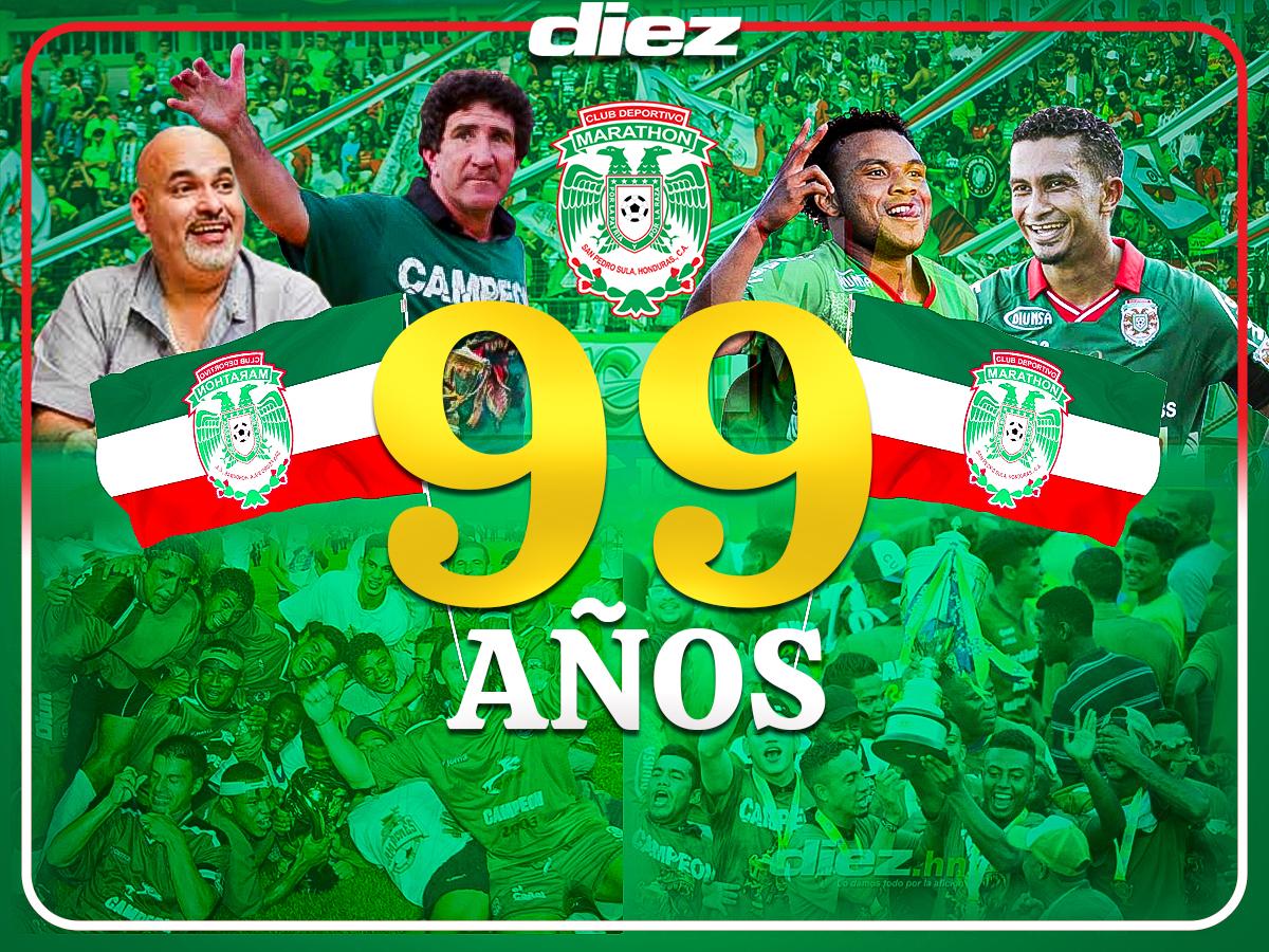 ¡Feliz 99 aniversario! Marathón cumple años y roza el centenario como el club de fútbol más antiguo de Honduras