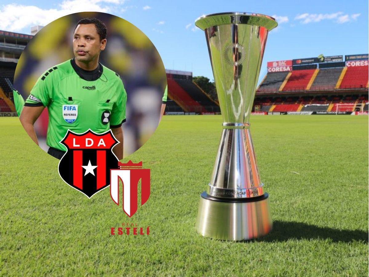 Oficial: Concacaf designa árbitro hondureño para Real Estelí vs Alajuelense por la final de ida de Copa Centroamericana