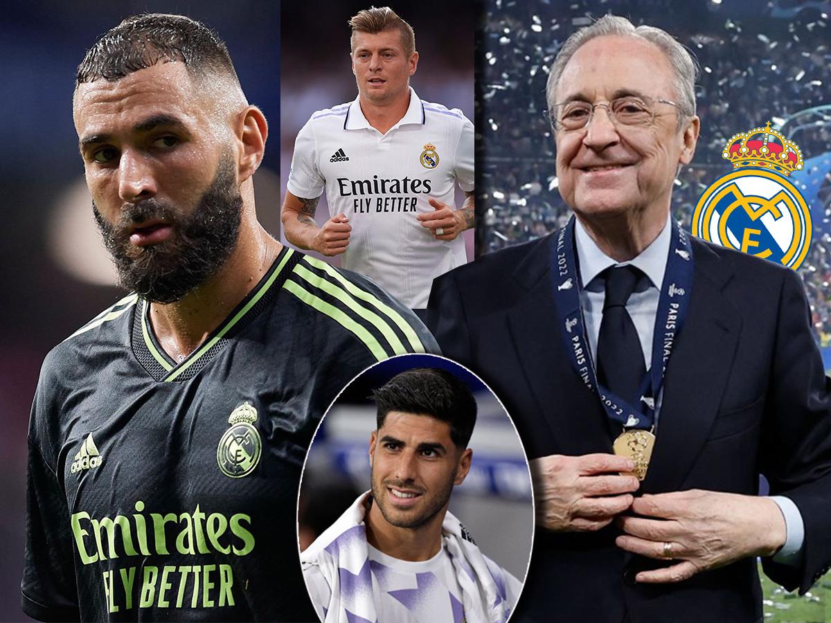 Los siete jugadores que acaban contrato con el Real Madrid y se filtran los fichajes que prepara Florentino Pérez