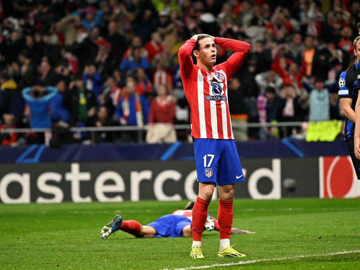 No se vio en TV: A Savic le tocaron la parte íntima, el show de Oblak y la euforia del Atlético de Madrid ante Inter de Milán