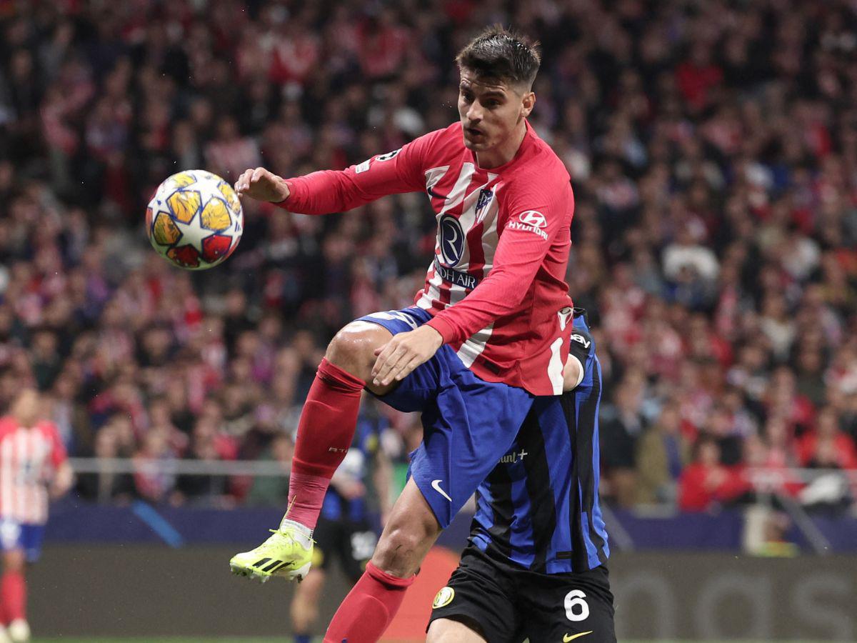 No se vio en TV: A Savic le tocaron la parte íntima, el show de Oblak y la euforia del Atlético de Madrid ante Inter de Milán