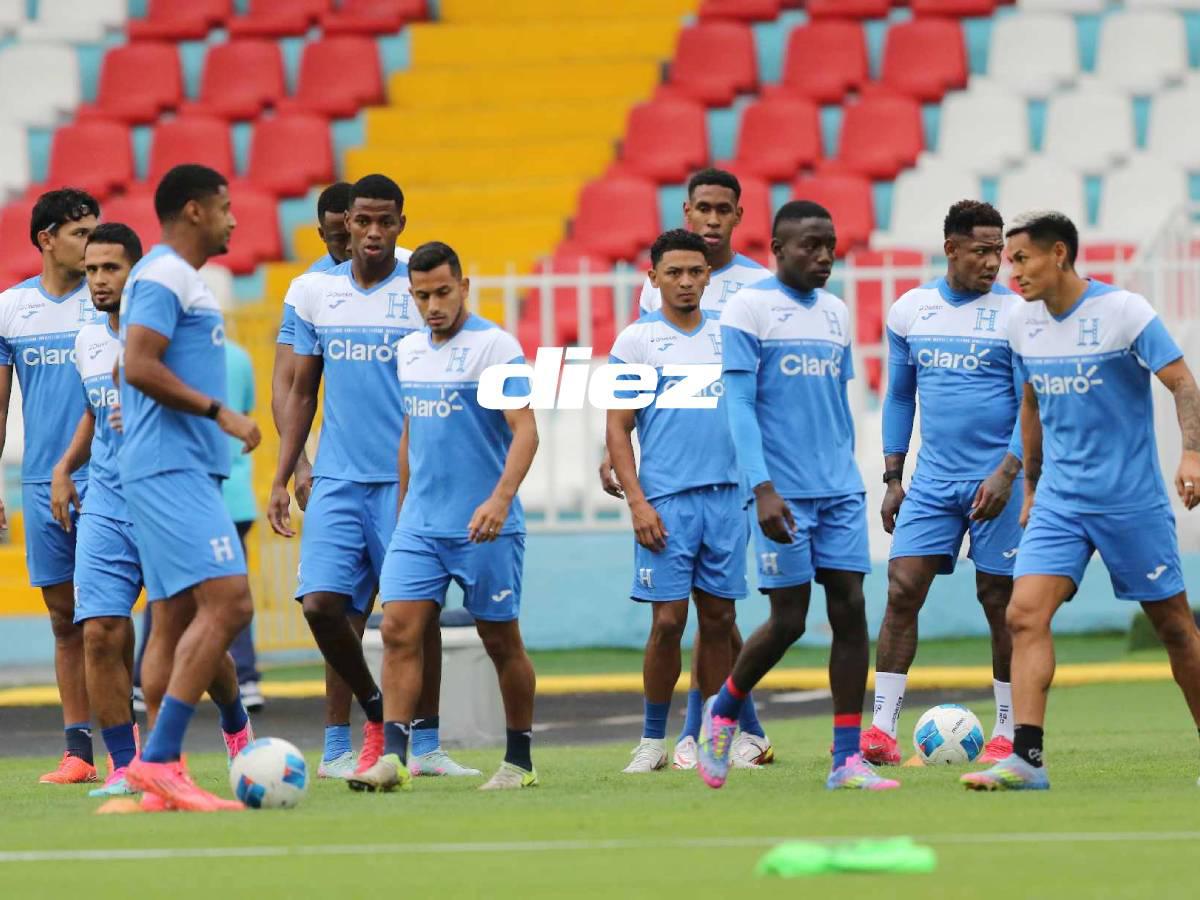 ¡Visitas sorpresa! Legionario se bajó del avión directo al entreno de la Selección de Honduras y un lesionado dijo adiós a la concentración
