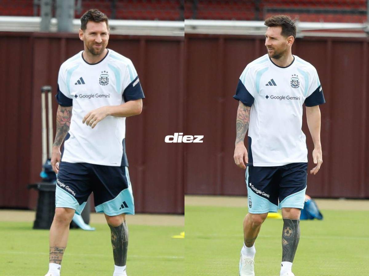 ¡Con Messi a la cabeza! Así fue el último entreno de la Selección Argentina