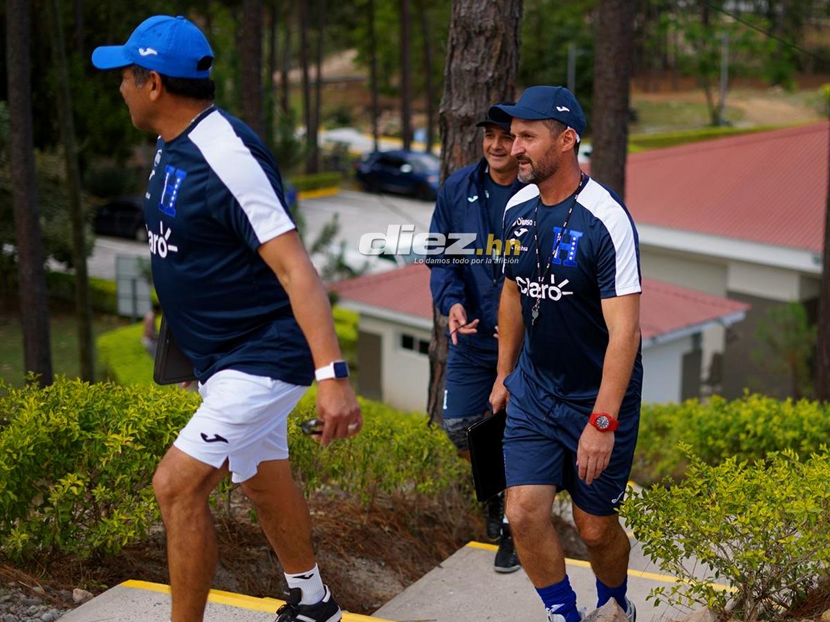 José Pacini se sumó a los entrenamientos de Honduras. Es el nuevo asistente de Diego Vázquez. FOTO: Mauricio Ayala.
