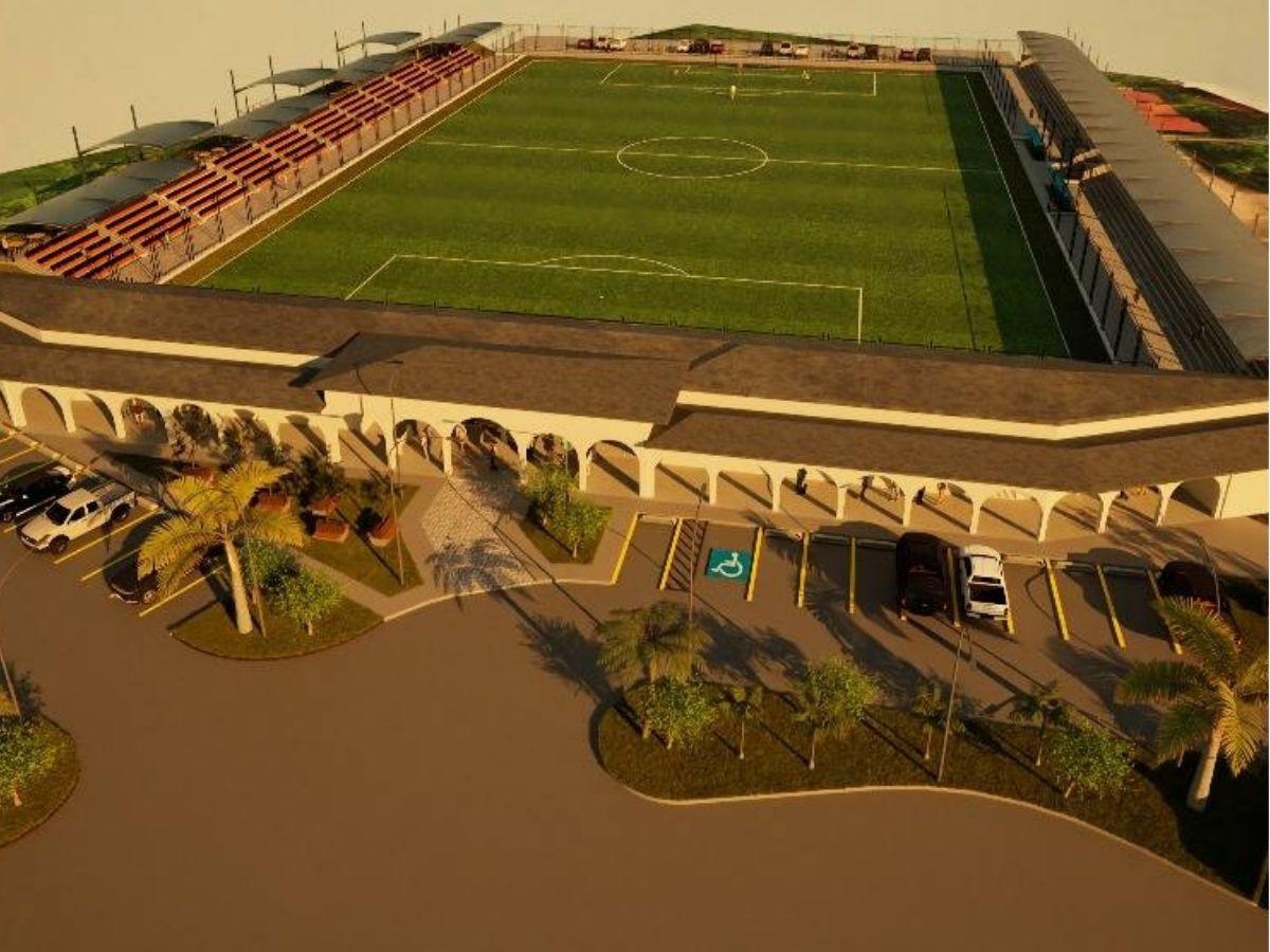 ¡Histórico! Se confirma la construcción del primer estadio en Roatán: así quedará el moderno recinto