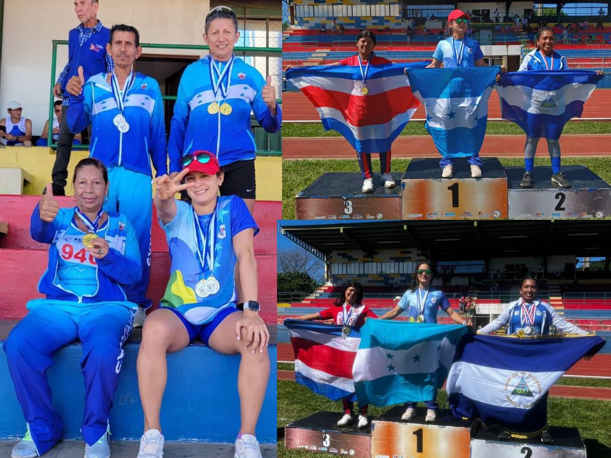 Honduras se baña de oro en el máster de atletismo desarrollado en Nicaragua