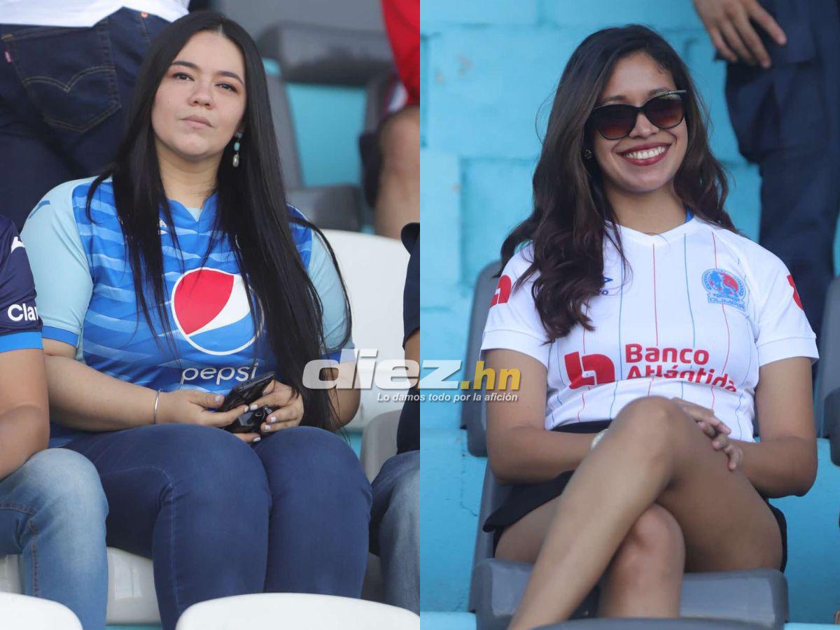 ¿Quién era la chica del Iphone? Las hermosas damas que causaron furor en la previa del derbi Olimpia vs Motagua