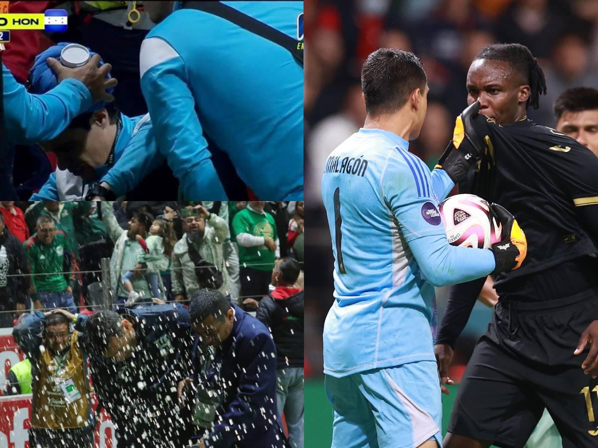 Con tremenda bronca terminó el México vs Honduras y miembro del cuerpo técnico de la Bicolor sufrió agresión