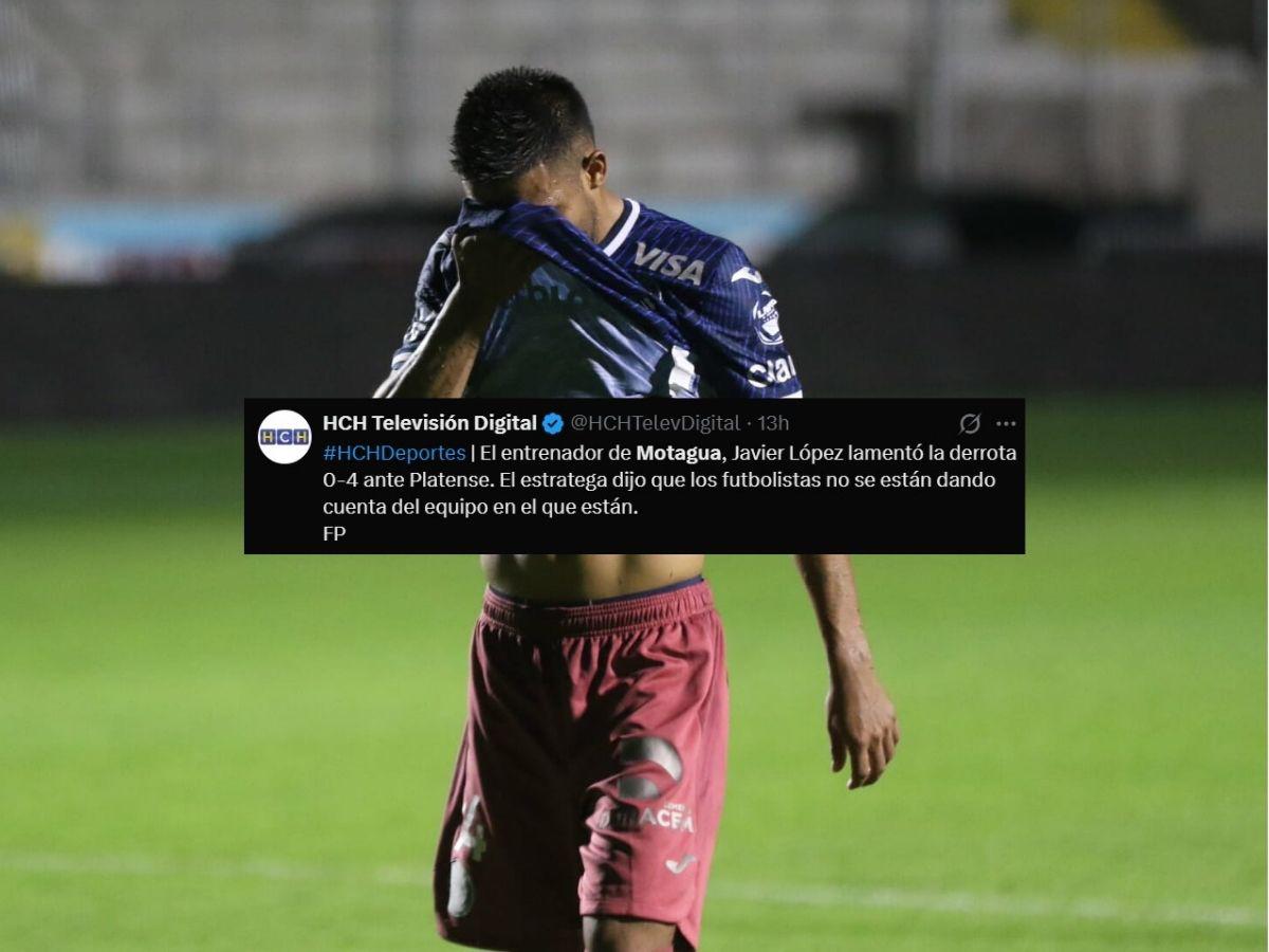 Motagua es un bochorno: Señalan los culpables de la humillante goleada ante Platense en Liga Nacional