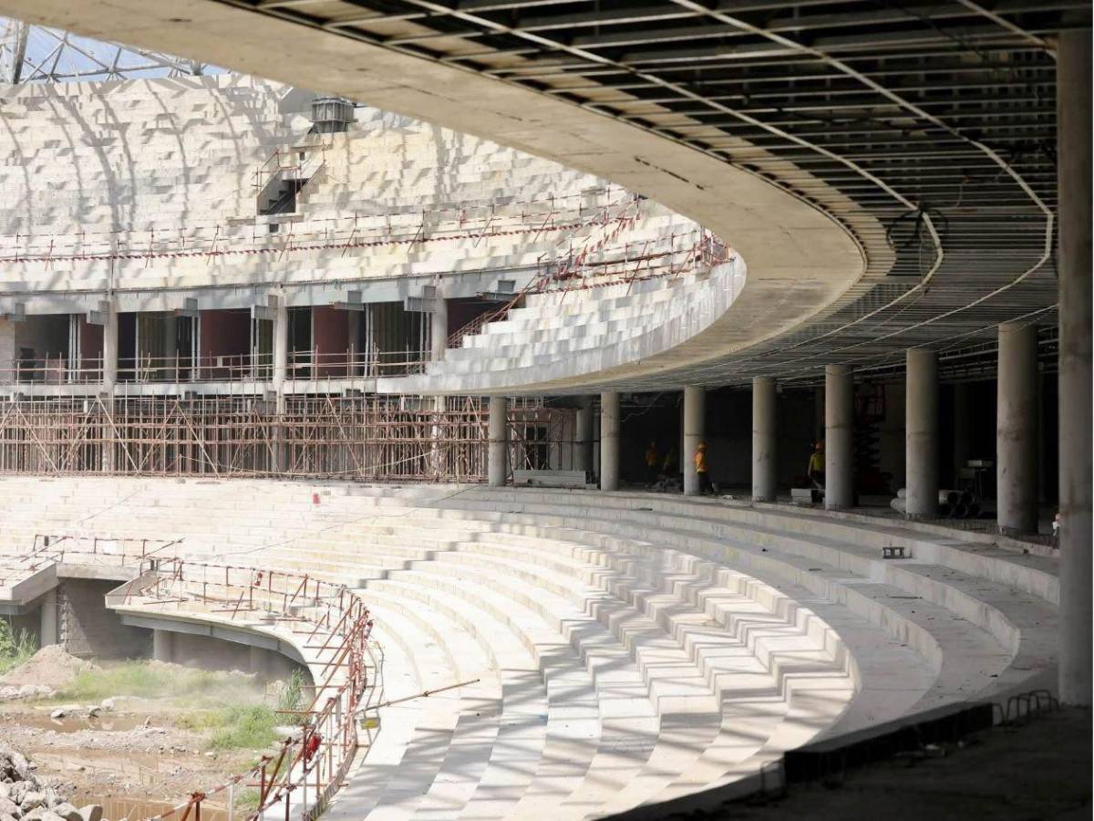 ¡En un 75%! El Salvador acelera la construcción del moderno Estadio Nacional
