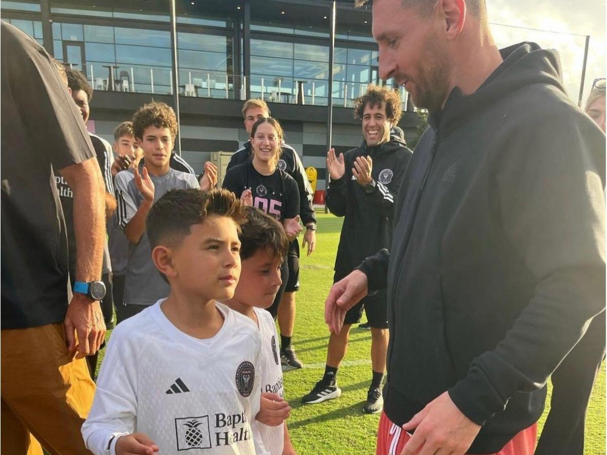 ¡Es la estrella con el hijo de Messi! Hondureño anota hat-trick y se corona campeón con la Sub-10 del Inter Miami