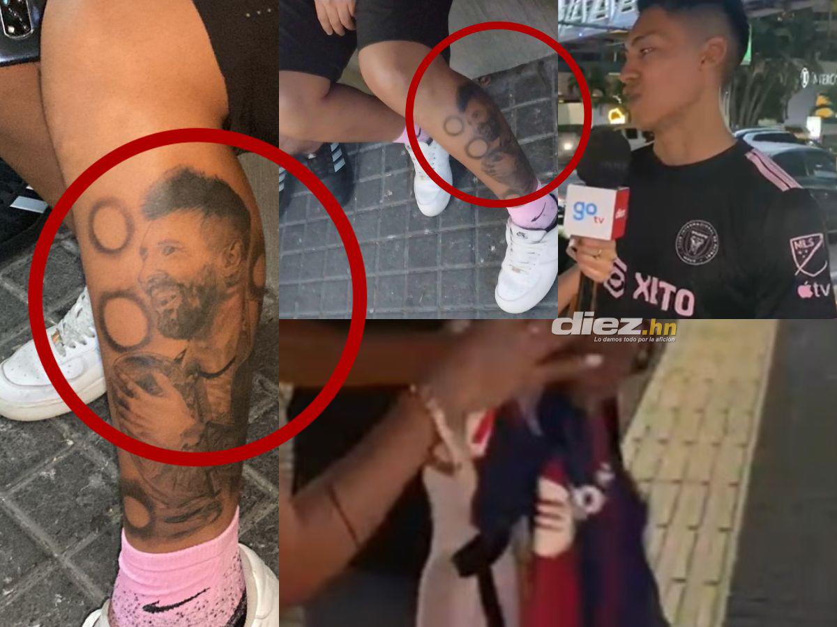 La locura que hizo un nicaragüense por Messi y aficionado de El Salvador se tatúa a Leo: “No importa que nos golee”