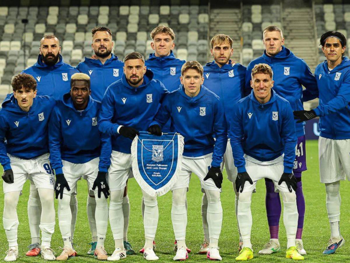 Luis Palma y Lech Poznan celebran: Tocan las puertas de los octavos de final en la Conference League