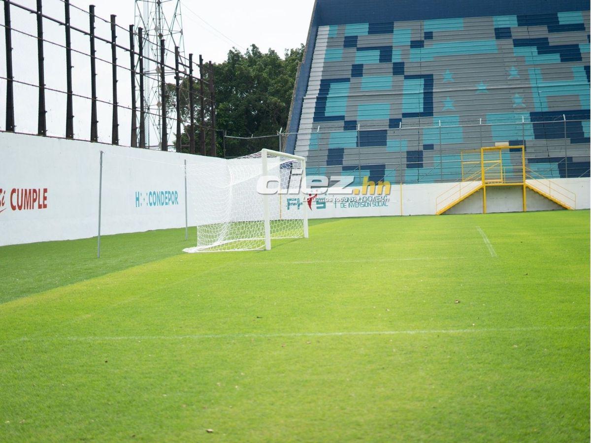 ¡Vienen dugouts nuevos! Así preparan el Estadio Morazán para su reapertura en el clásico Real España vs Olimpia