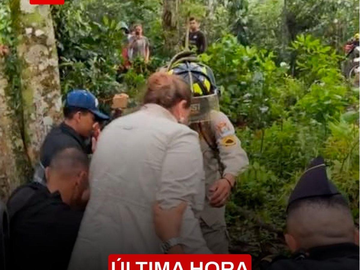 Helicóptero donde viajaba la presidenta Xiomara Castro aterriza de emergencia en una zona boscosa de Honduras