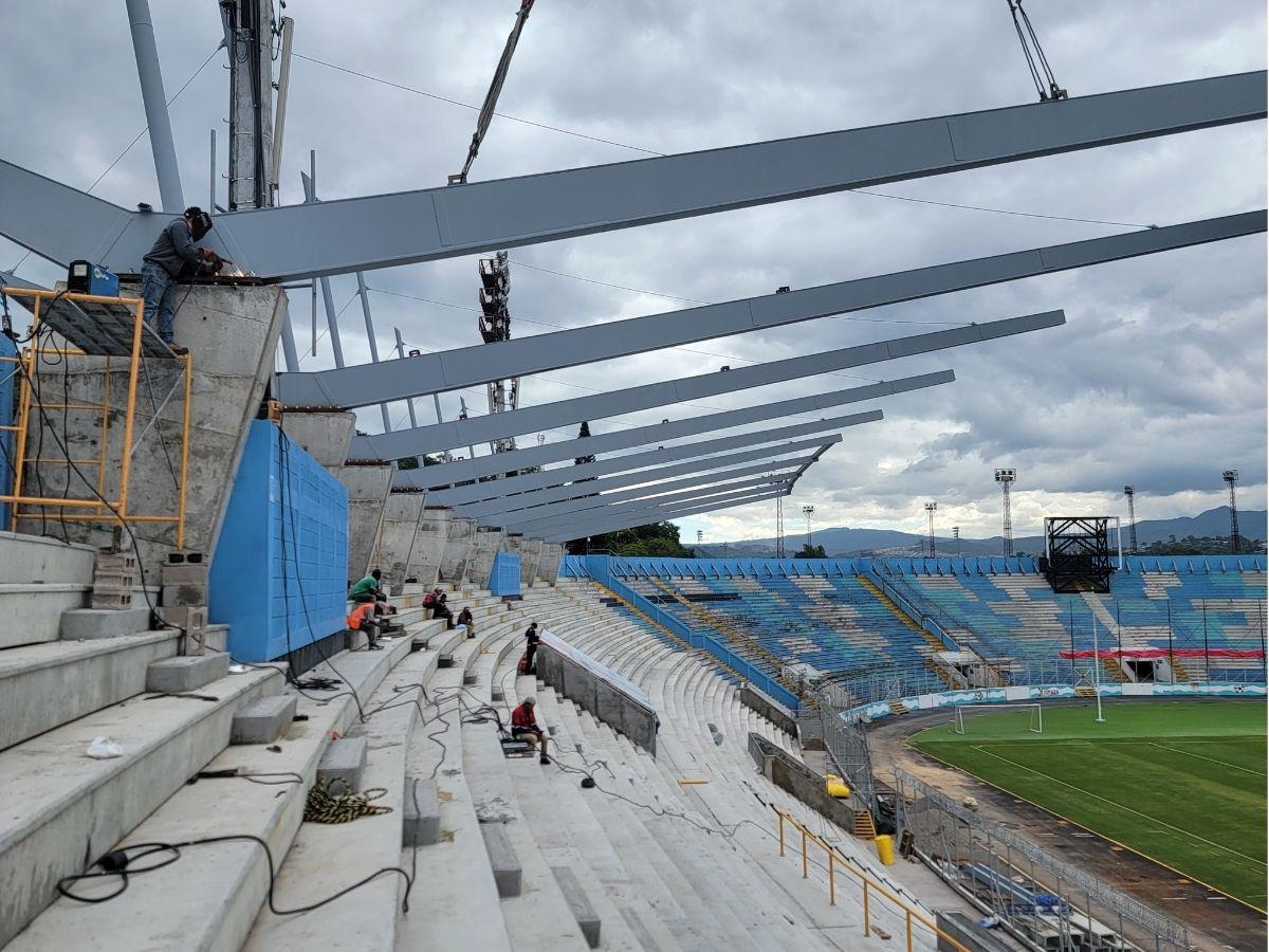 ¡Otro paso importante! Condepor anuncia finalización de trabes para el moderno techado de sol centro del Estadio Nacional