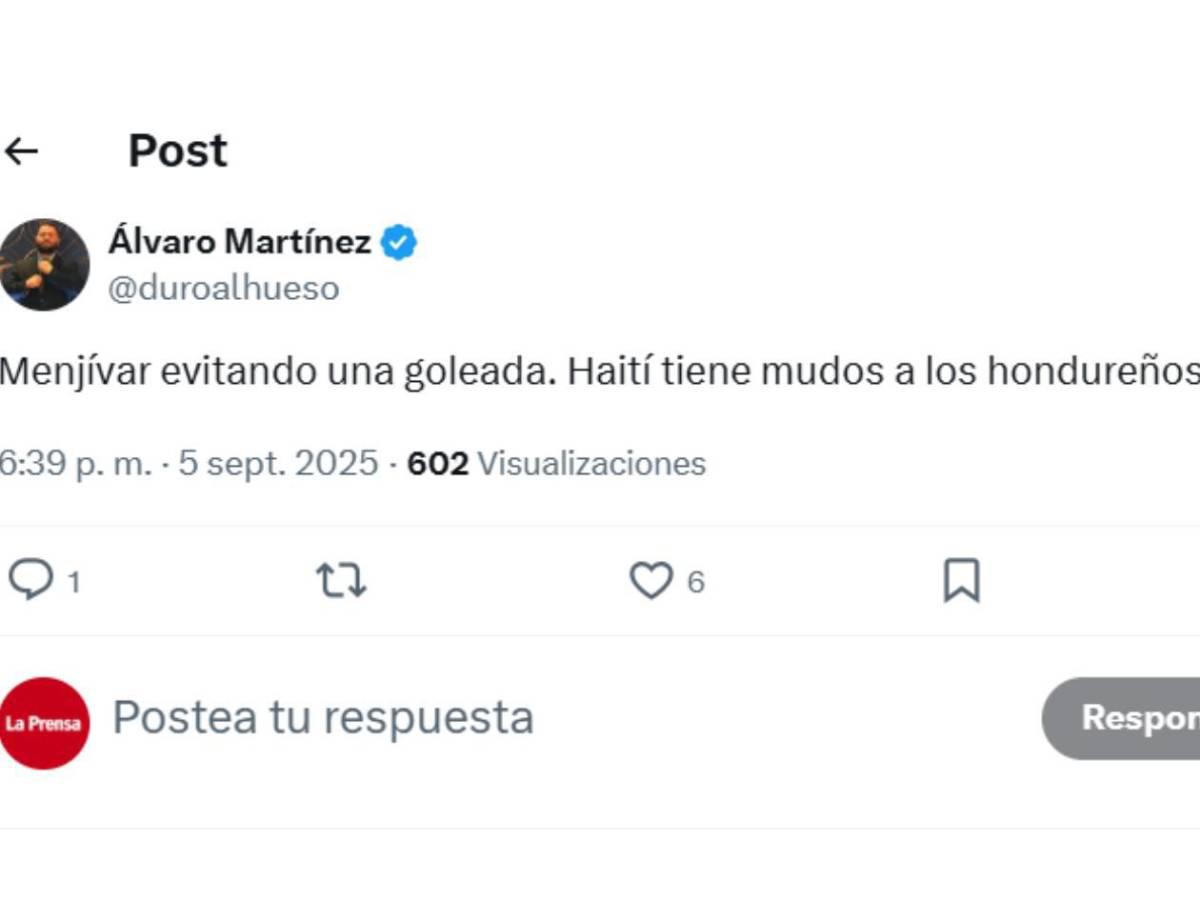 Periodista de Panamá se mofa de Honduras y reconocido portero de Liga Nacional se molesta tras empate de la Bicolor