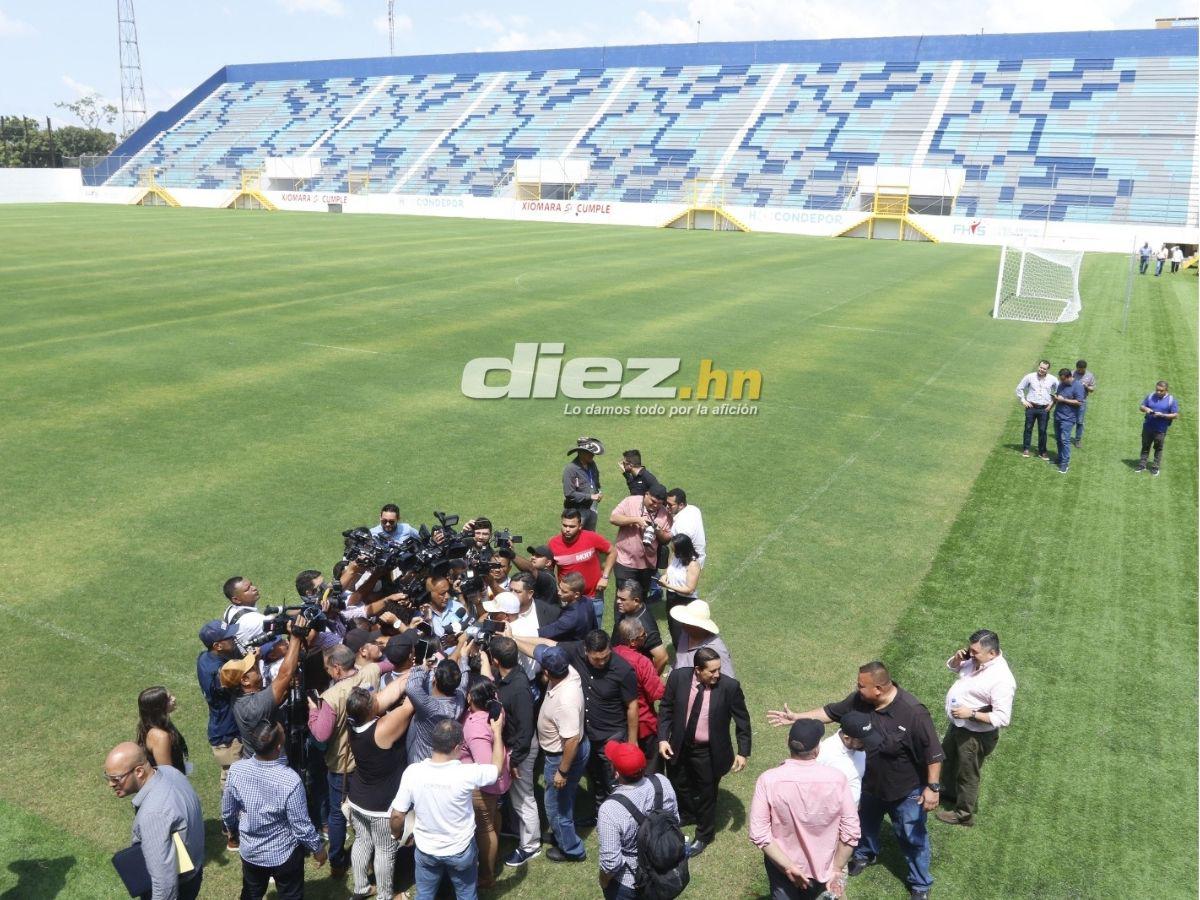 ¡Vienen dugouts nuevos! Así preparan el Estadio Morazán para su reapertura en el clásico Real España vs Olimpia