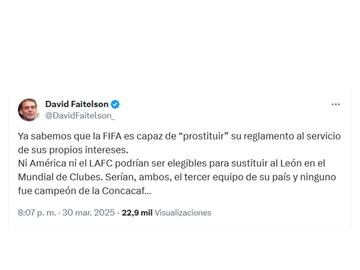 FIFA es capaz de 'prostituir' su reglamento: Faitelson atiza y esto dice la prensa tras posible partido entre América y LAFC