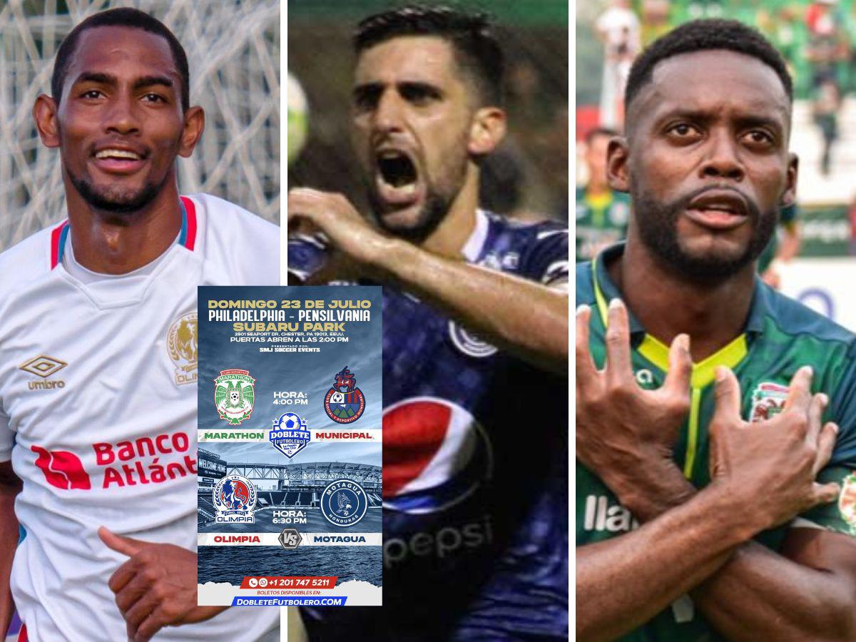 Hora y dónde verlos: Olimpia-Motagua calientan el Apertura 2023 y Marathón se mide a Municipal en Philadelphia