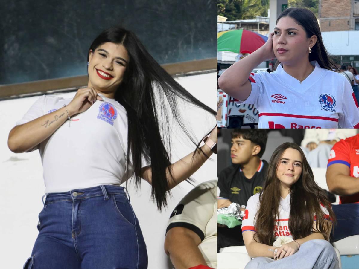 ¿Quién es la chica de la hermosa sonrisas? Hermosas aficionadas engalanan el Olimpia vs Alajuelense por Copa Centroamericana 2025