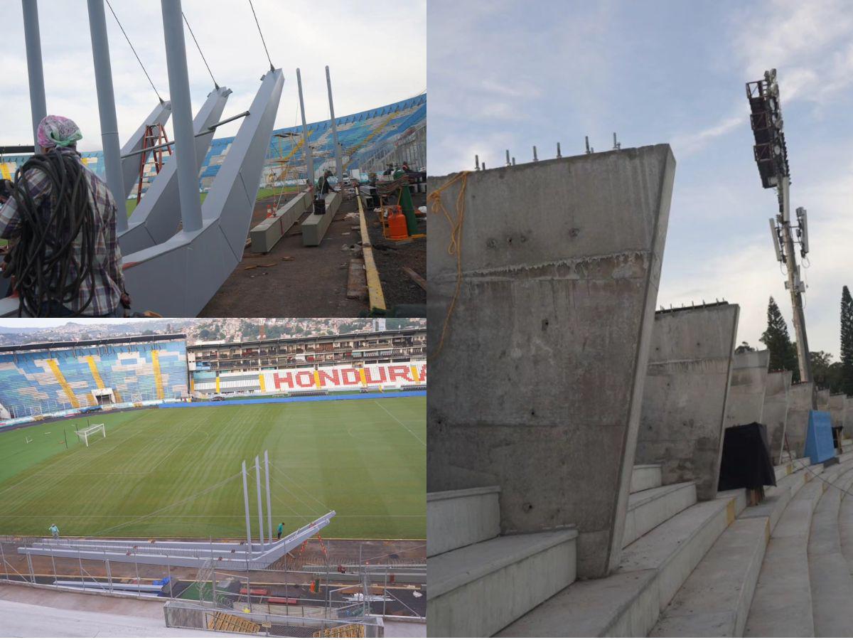 Condepor pone en marcha una de las fases decisivas de la instalación del nuevo techado en el Estadio Nacional