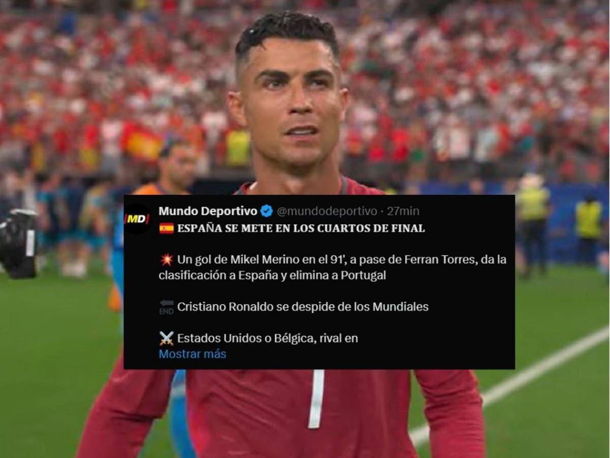 Soria se burla y la prensa arremete con la eliminación de Cristiano: Se terminó