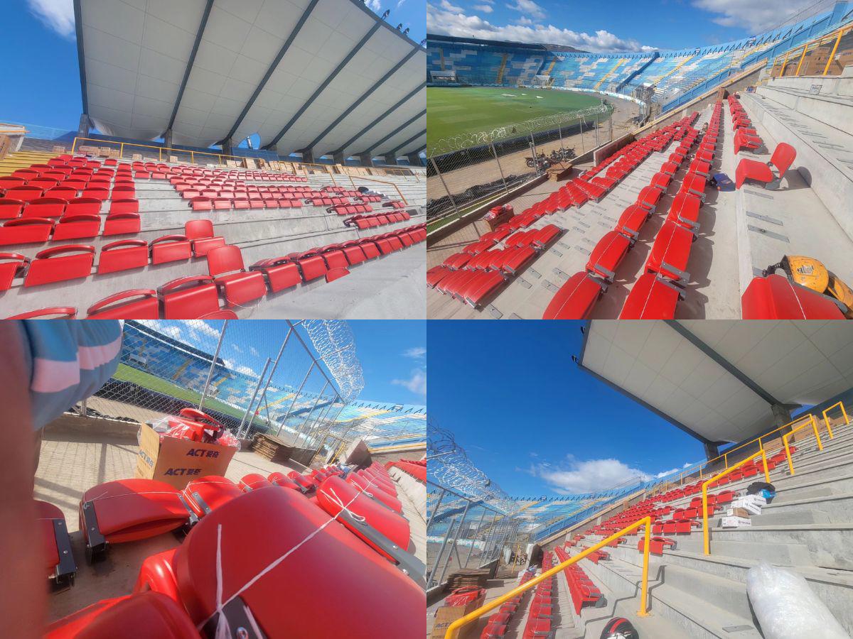 ¿Para la finalísima? Revelan fecha final de instalación de las sillas nuevas en sol centro del Estadio Nacional