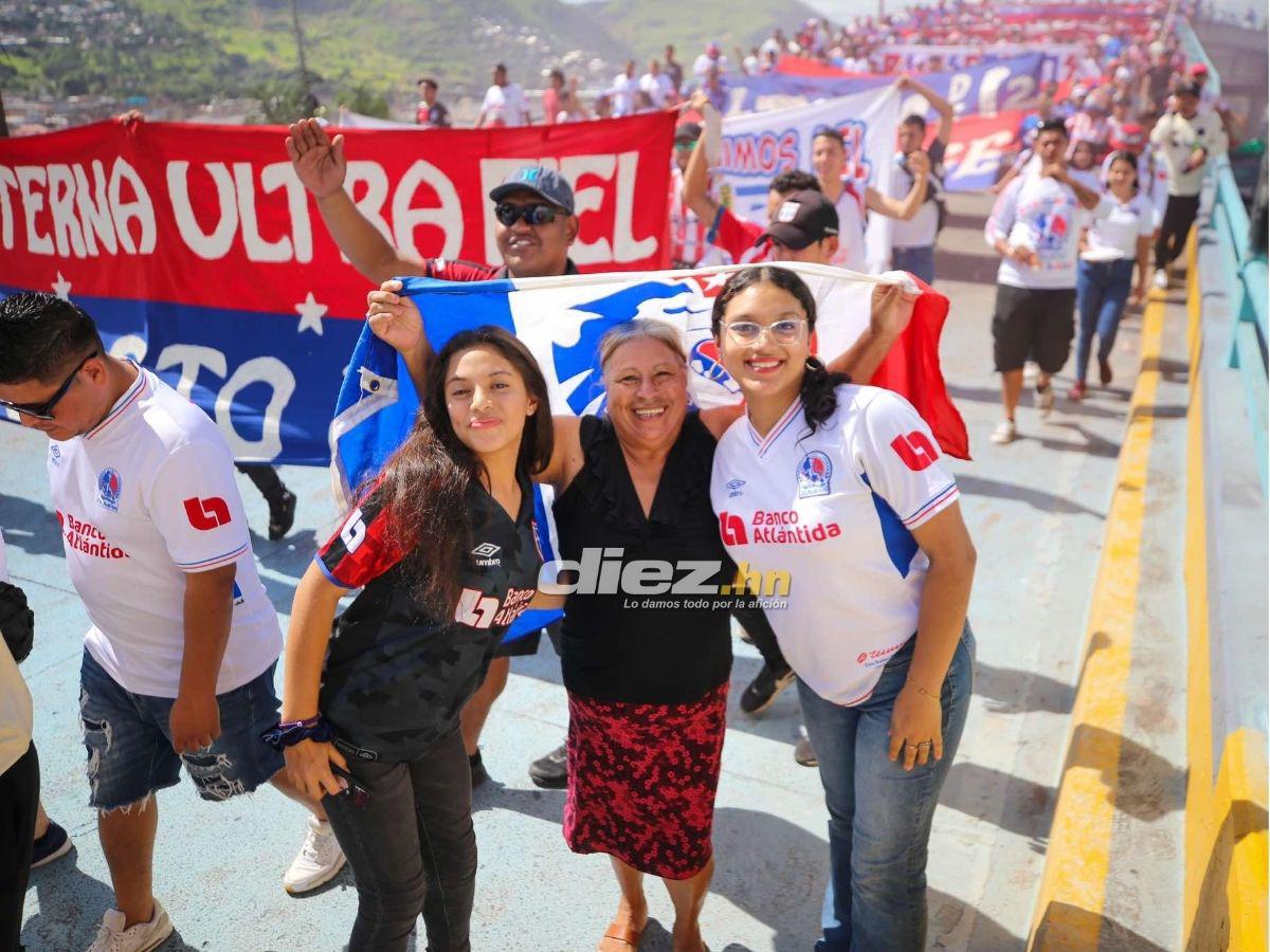 ¿Quién era la chica del Iphone? Las hermosas damas que causaron furor en la previa del derbi Olimpia vs Motagua