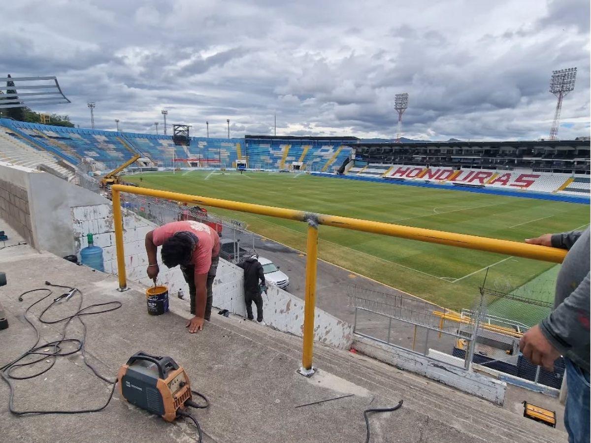 ¡El techo del Estadio Nacional agarra forma! Condepor instala el primer cuadrante en las gradas de sol centro