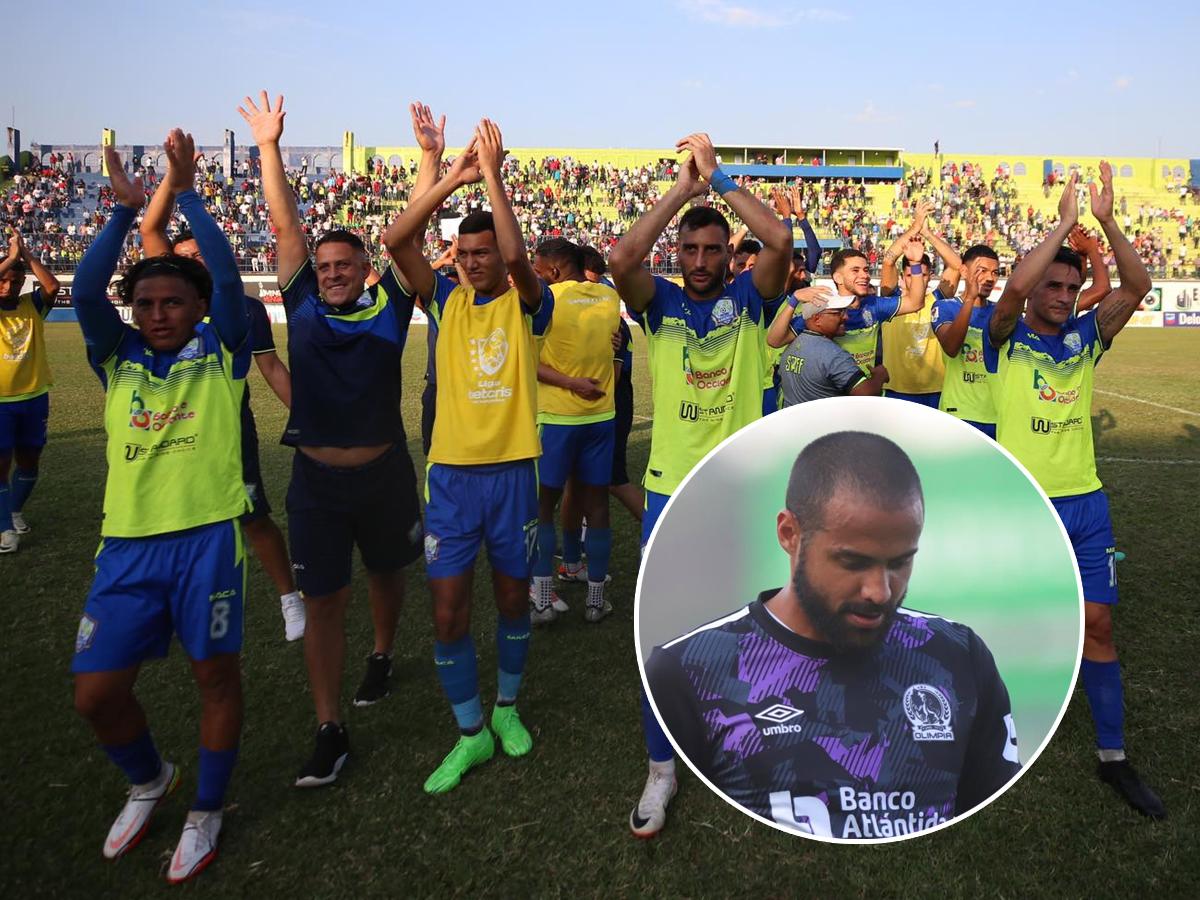 Futbolista del Olancho FC le responde con altura a Edrick Menjívar, que se mofó de la celebración tras el triunfo