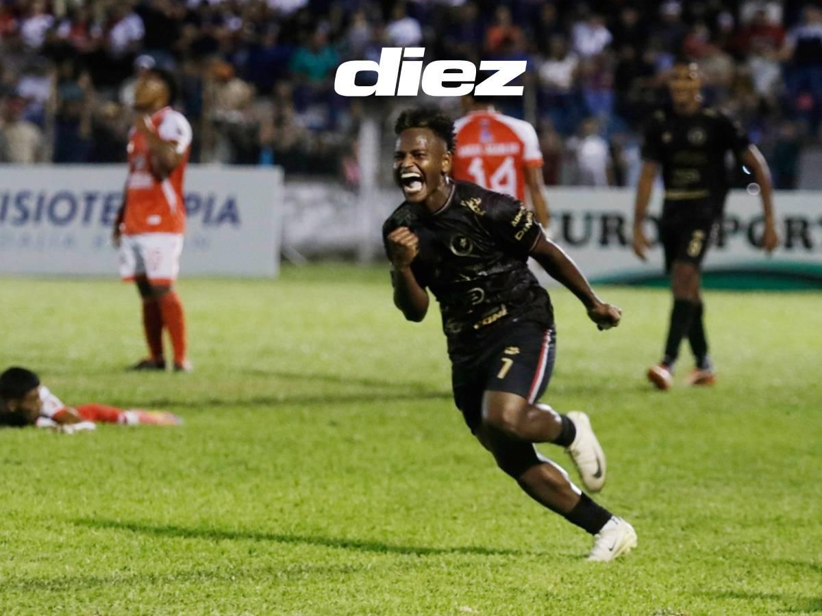 Maikel García anotador delprimer gol.