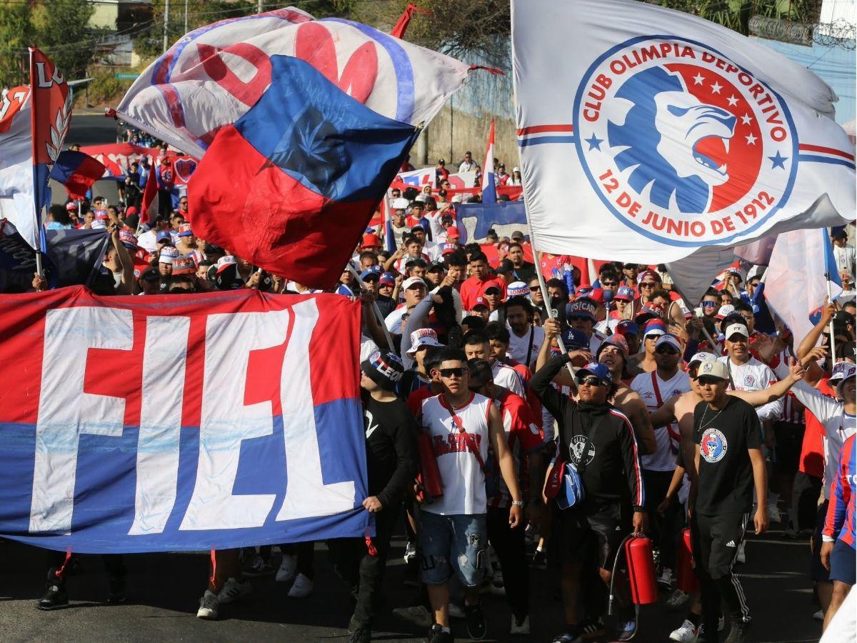 Olimpia vs Motagua EN VIVO, hora y dónde verlo: ¡Espectacular caminata de la Ultra Fiel al Estadio Nacional!