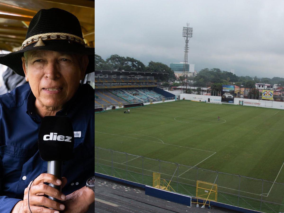 Ingeniero del Estadio Morazán revela por qué ha cambiado el color de la grama: ¿En qué fecha regresará al 100%?