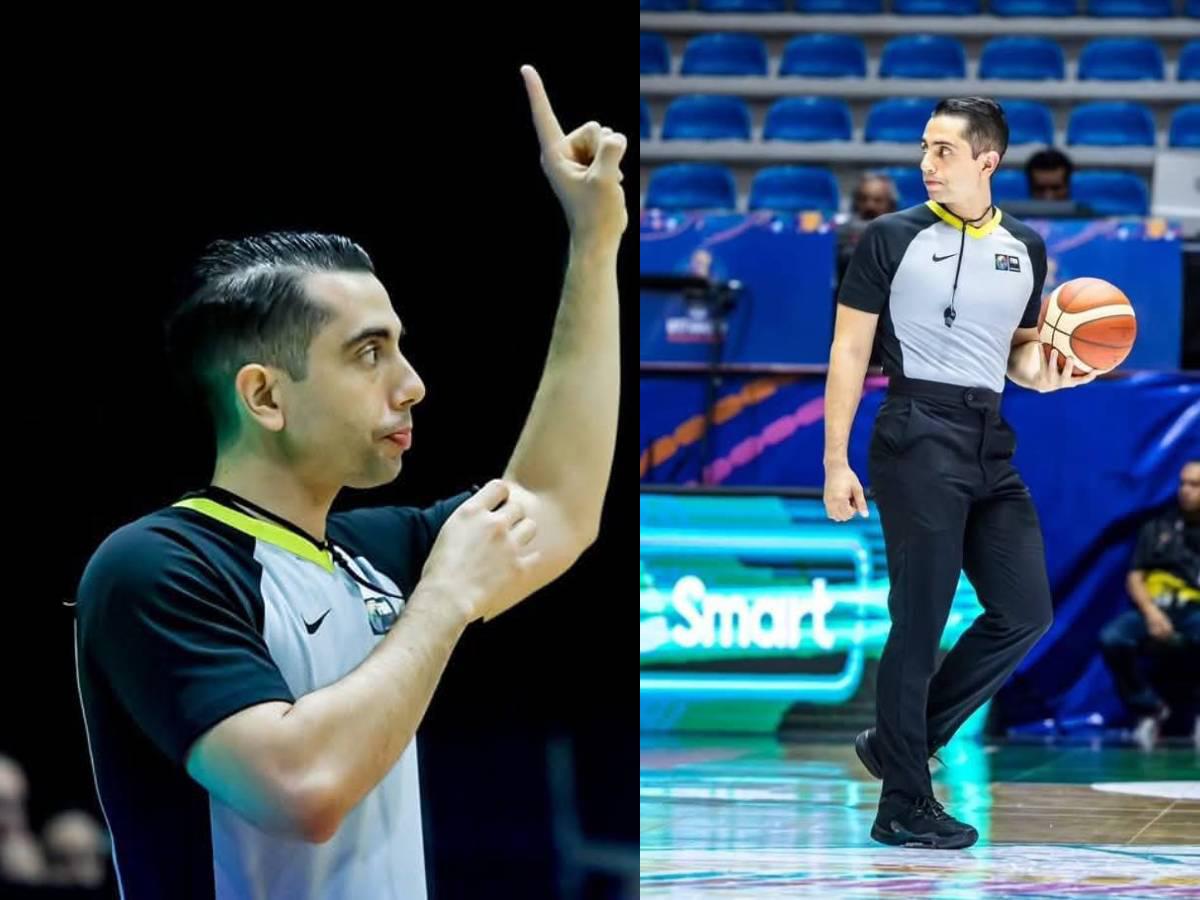 ¡Orgullo! Orlando Varela se convierte en el primer árbitro de Honduras en dirigir un partido de equipos de la NBA