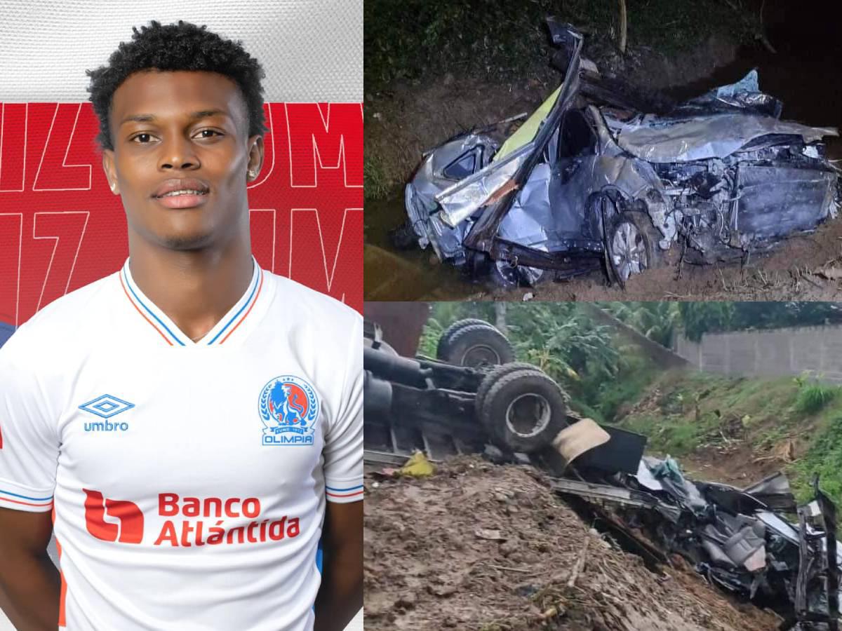 Sensibles imágenes del accidente donde falleció Demetri Gordon, futbolista del Olimpia