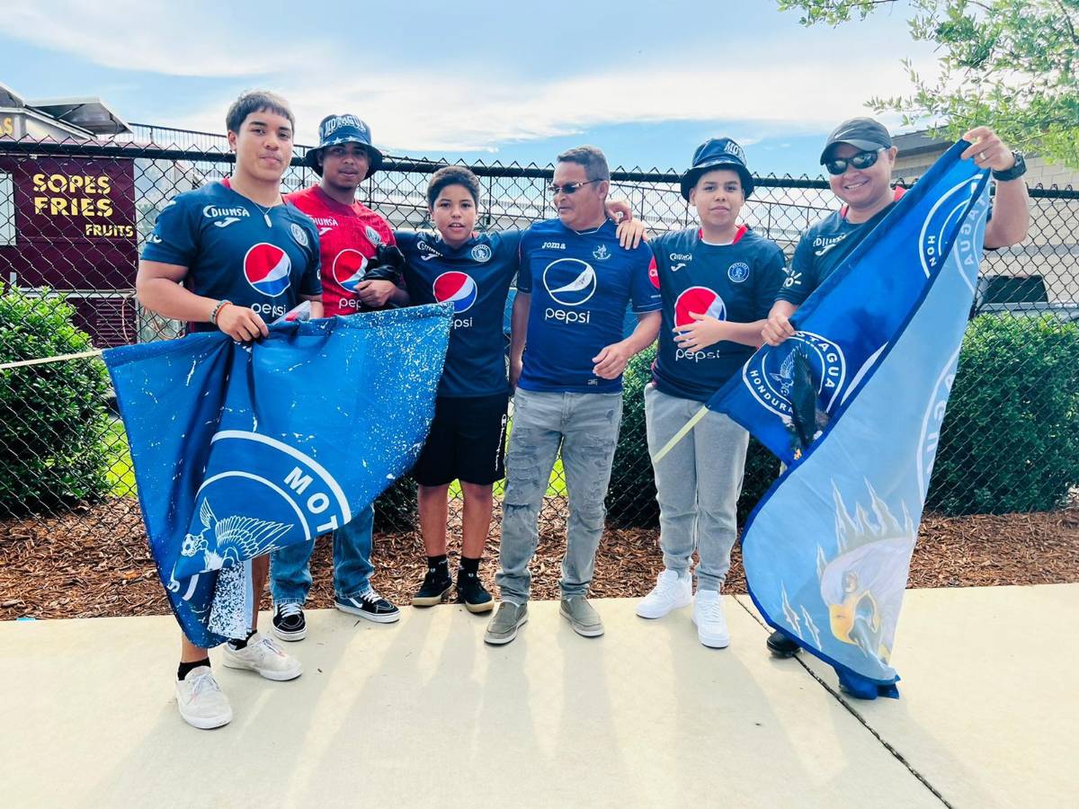 La familia que viajó desde el Sur de Carolina para ver a Motagua: el ambiente que se vivió antes del partido contra Municipal